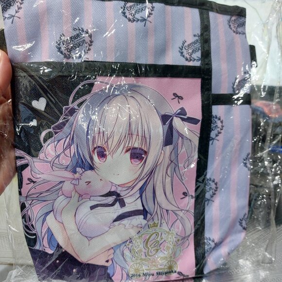 Sexy Anime Girl Miyu Miyasaka Small Thin Messenger Bag Adjustable Straps - Picture 2 of 16